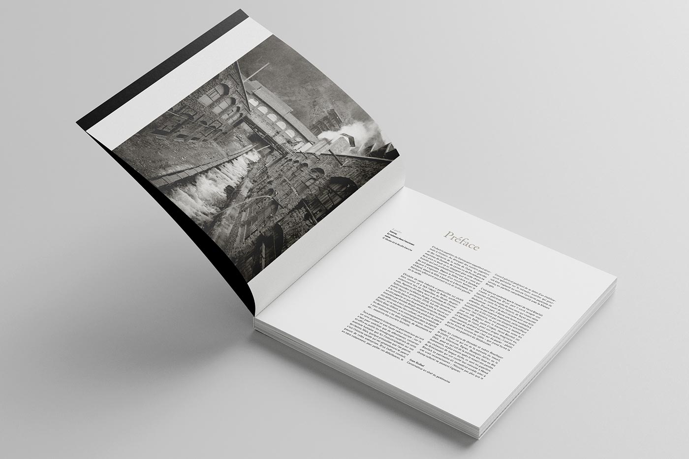 Conception graphique et mise en page du livre "Papetiers du Grésivaudan"