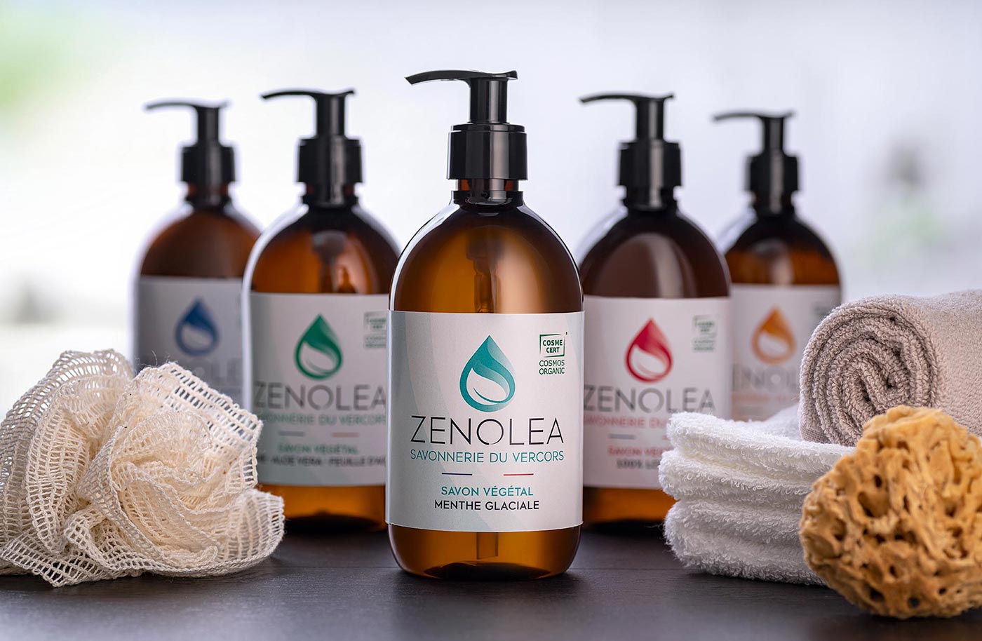 Identité visuelle et packaging de Zenolea