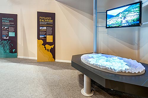 Le stand institutionnel du Conseil départemental de la Savoie