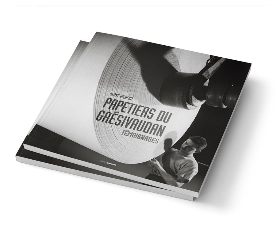 Édition et mise en page du livre "Papetiers du Grésivaudan"