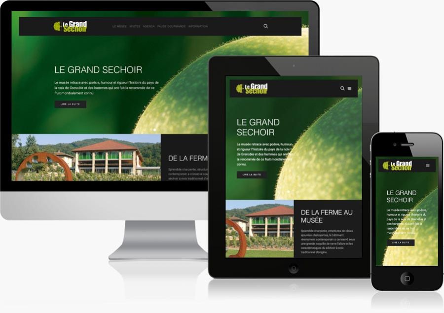 Création du site internet du Grand Séchoir à Vinay